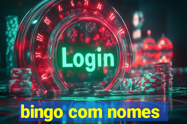 bingo com nomes